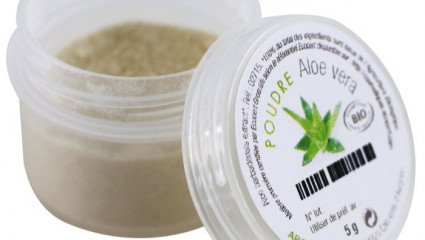  La poudre d’Aloe vera,  un concentré de beauté